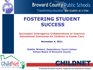 Fostering Student Success: Successful Interagency Collaboratives