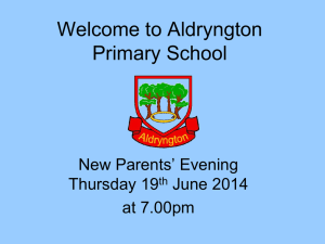 FS new parents evening June 2014