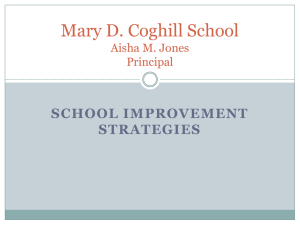 Mary D. Coghill School Aisha M. Jones Principal - OPEN-NOLA