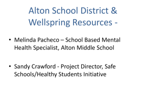 Alton School District & Wellspring Resources