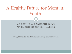 PowerPoint by Montana Partnership for Sex Education