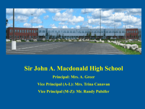 Grade9courseselectio.. - Sir John A Macdonald High School