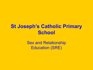 A Journey in Love - St Josephs Catholic Primary School