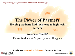 Power of Partners Presentation for Parents