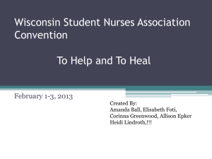 Wisconsin Student Nurses Association Convention