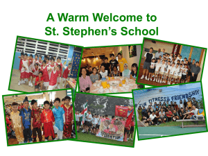 3.30pm 3.00pm - St. Stephen`s School