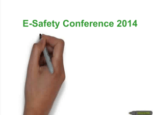 e safety conference 2014 Presentation