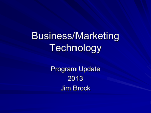 Business/Marketing Technology - Arkansas Business Education