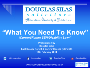 Presentation - East Sussex Parent and Carers` Council