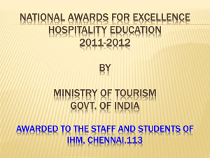 NATIONAL AWARDS FOR EXCELLENCE