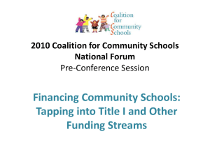 2010 Coalition for Community Schools National Forum Pre
