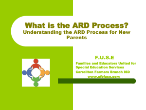 What is the ARD Process?