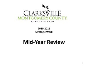 2010-2011 Strategic Work Mid-Year Review