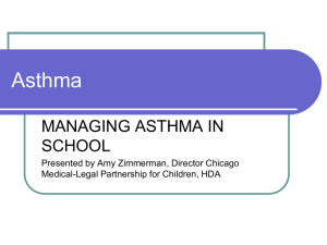 Asthma - Illinois Pro Bono