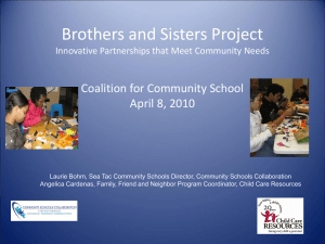 Brothers and Sisters Project - Coalition for Community Schools