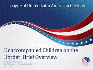 Policy Brief Overview (LULAC PowerPoint 8.13.2014)