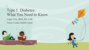 Type 1 Diabetes: What You Need to Know