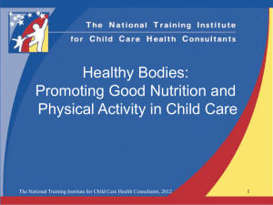 Healthy Bodies Slide Presentation - National Training Institute for