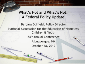 What`s Hot and What`s Not: A Federal Policy Update