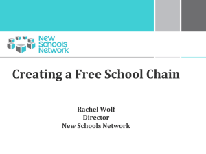 Creating a Free School Chain
