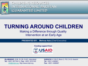 Turning Around Children - Children`s Resources International