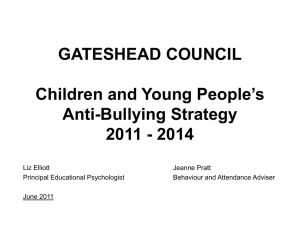 CYP Anti-Bullying Strategy power point