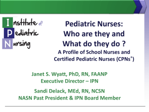 PowerTemplate - Institute of Pediatric Nursing