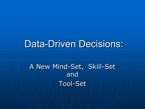 Data-Driven Decision Making PowerPoint