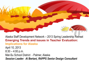 leadership retreat ppt - Alaska Staff Development Network