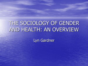 Gender and health (pre