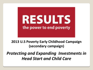 Early Childhood Development Campaign