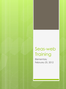 Seas-web Training
