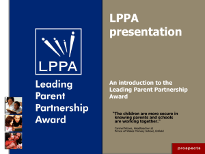 LPPA presentation front page as at present