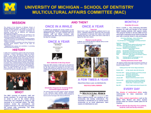 MAC Poster (pdf) - University of Michigan School of Dentistry