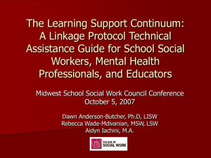 The Learning Support Continuum