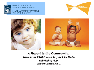 A Report to the Community - Invest in Children