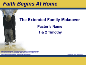 The-Extended-Family-Makeover - Florida Conference of Seventh