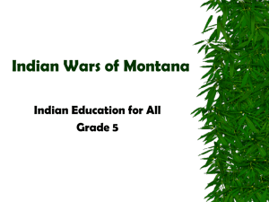 Indian Wars of Montana