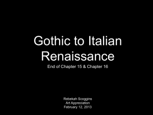 Gothic to Italian Renaissance Art Slideshow