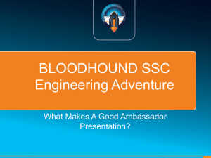Subject - Bloodhound SSC