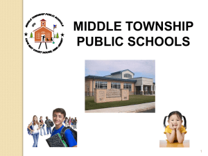 2014-15 Budget Presentation - Middle Township School District