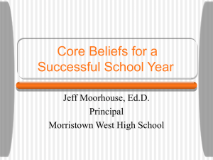 Six Core Beliefs for Every School Leader