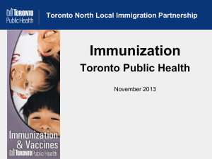 Presentation on Immunization by TPH