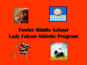 Pioneer Heritage Middle School Lady Panther Athletic Program