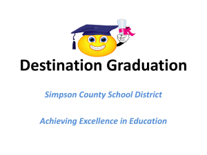 Destination Graduation - Simpson County School District