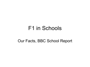 F1 in Schools - Aquinas Grammar