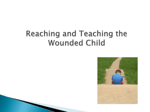 The Wounded Child - The Pinnacles Group Education Consultants