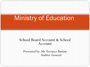 School Account - Ministry of Education