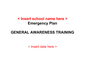 General awareness training
