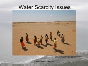 Water Scarcity Issues